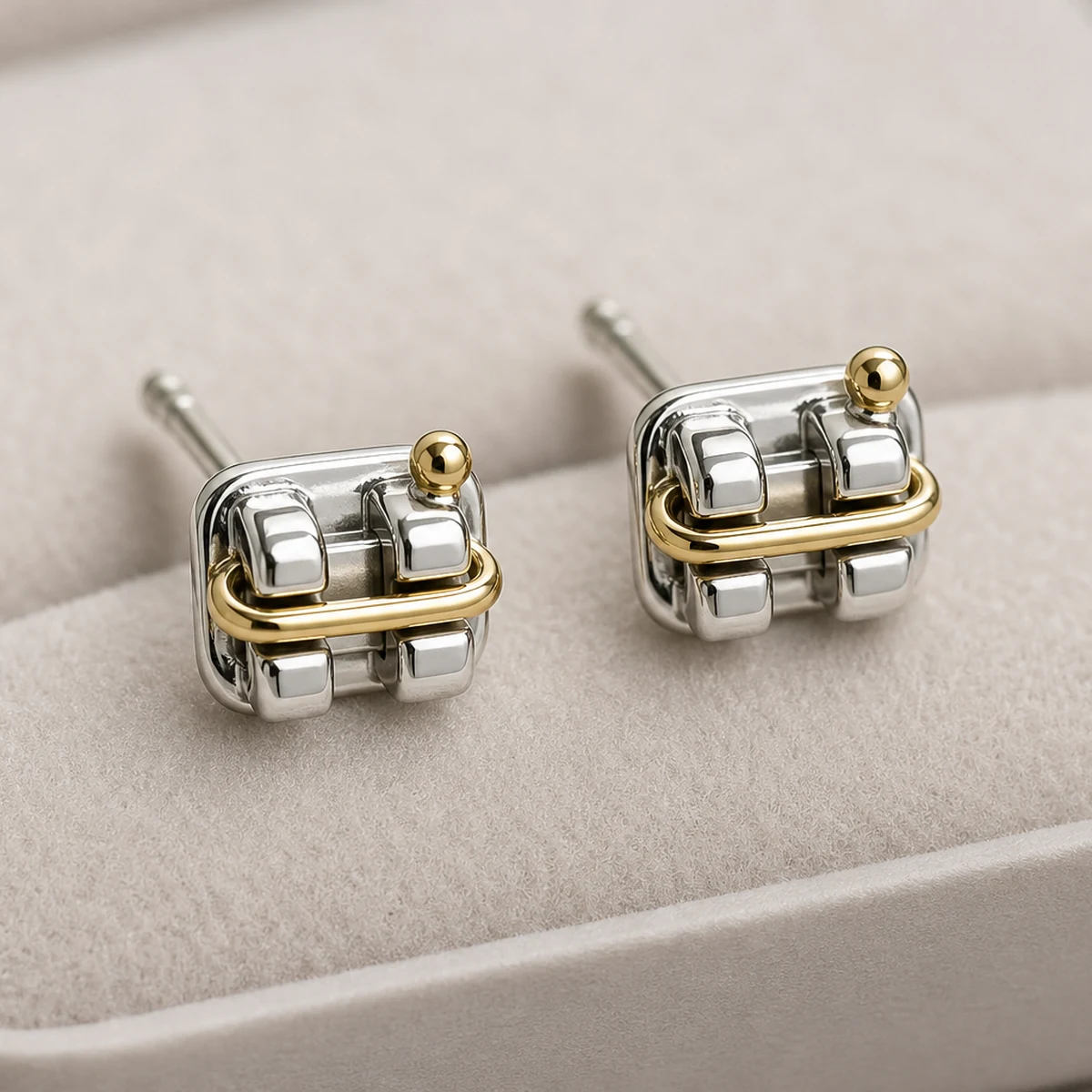 Orthodontic Braces Stud Earrings