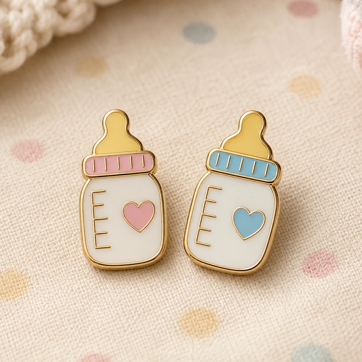Tiny Toast (Baby Bottles) Lapel Pin